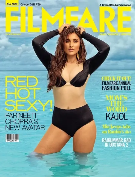 parineeti chopra on filmfare cover