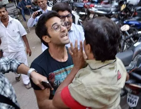 pulkit samrat manhandles photographer