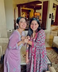 radhika mehrotra with sister-in-law kanica