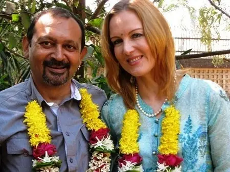 suzanne bernert and akhil mishra marriage picture