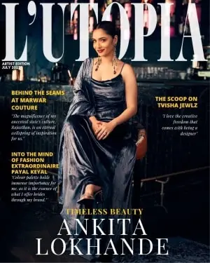 ankita lokhande on lutopia magazine cover