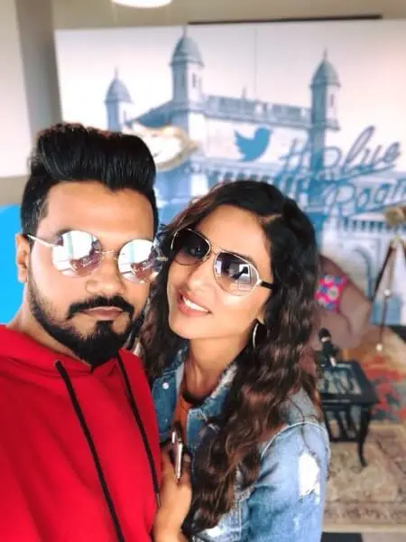 hina khan with rocky jaiswal