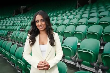 isa guha as sports presenter