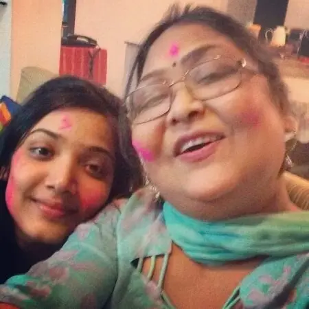 medha shankar with mother rachna shankar