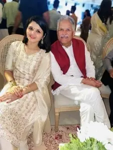 mitali handa with uncle pawan chopra