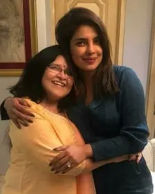 priyanka chopra with aunt kamini chopra handa