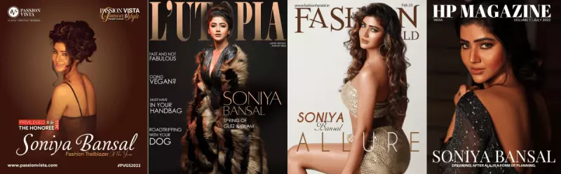 soniya bansal on cover page of magazines