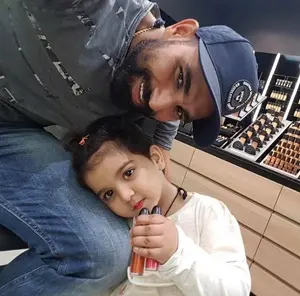 Mohammed Shami with daughter Aairah Shami
