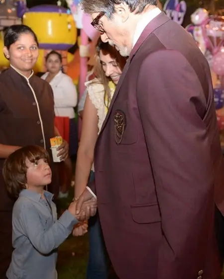 abram khan with amitabh bachchan