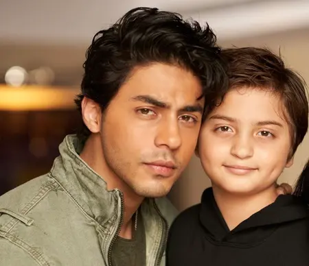 abram khan with brother aryan khan