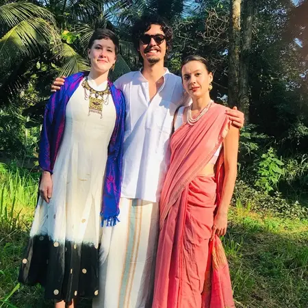 isha sharvani with brother tao issaro and his wife emma jewel