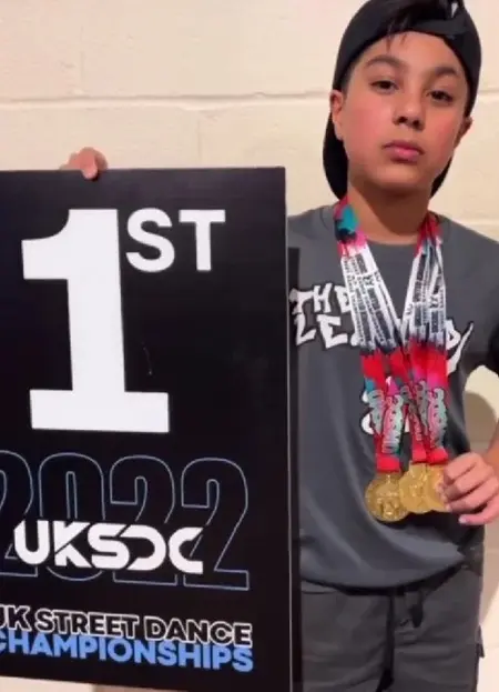 leon ung with his medals