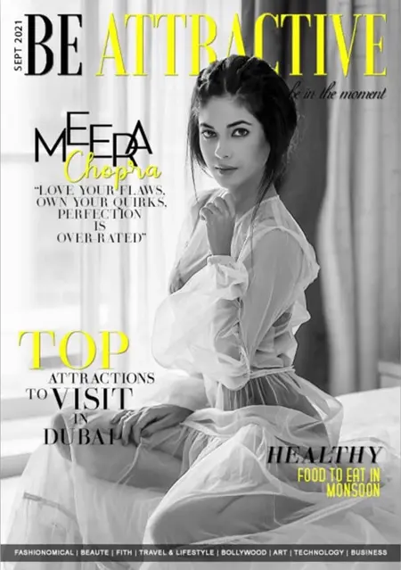 Meera Chopra on the cover page of Be Attractive