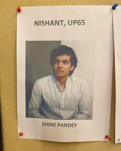 Shine Pandey as Nishant in UP65