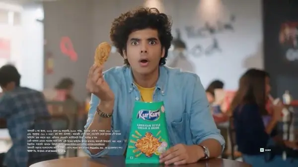 shine pandey in kurkure ad