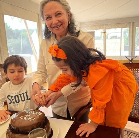 taimur ali khan with grandmother sharmila tagore