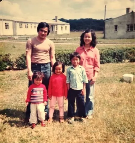 ung family in the sopley refugee camp