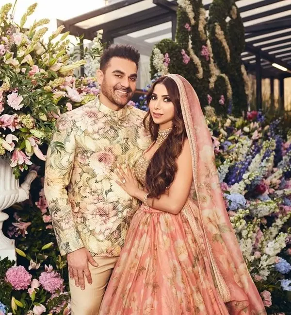 wedding picture of arbaaz khan and shura khan