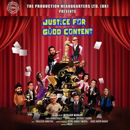 a poster of justice for good content