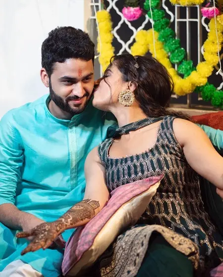 aishwarya sharma with brother pranjal sharma