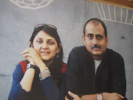 anar patel with husband jayeshbhai patel