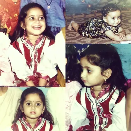 childhood picture of aishwarya sharma