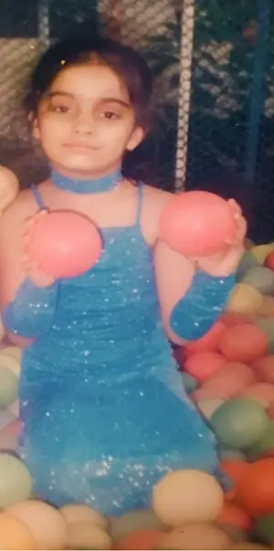 childhood picture of veronica talreja