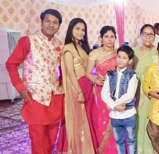 family picture of pannu gusain
