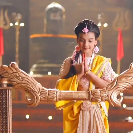 hansika jangid as young sita in shrimad ramayan