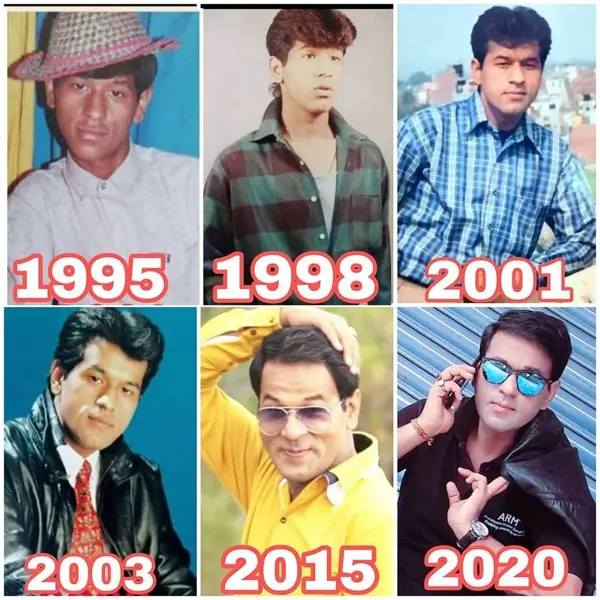 pannu gusain in different ages