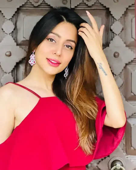 sanskruti patel with jayana tattoo