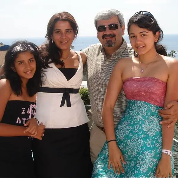 radhika merchant with her family