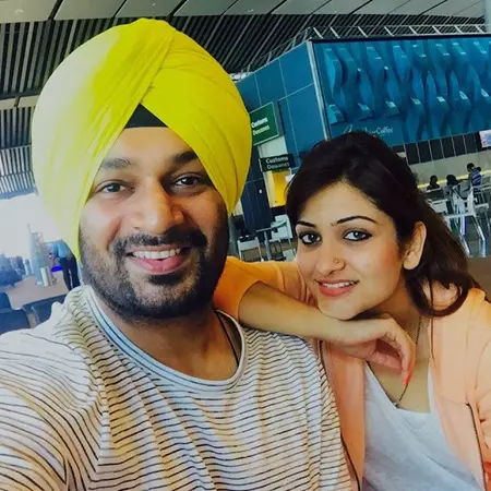 surilie gautam with husband jasraj singh bhatti