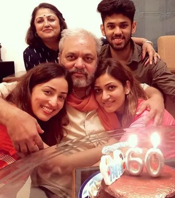 yami gautam with her family