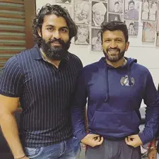 yuva rajkumar with uncle puneeth rajkumar