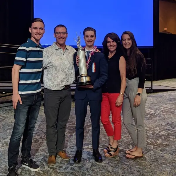 conor sherry with his family