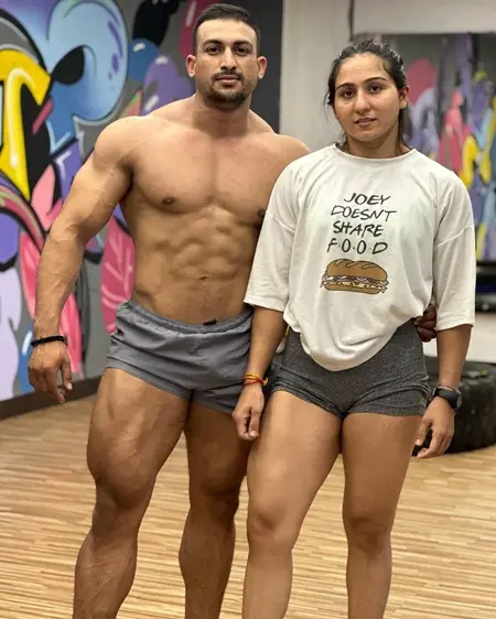 judoka priya sharma with jassee rajput