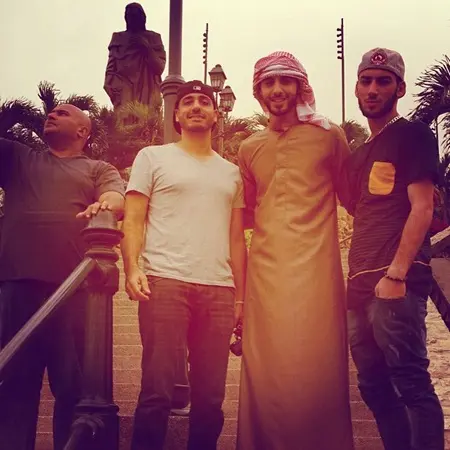 omar borkan al gala with his brothers