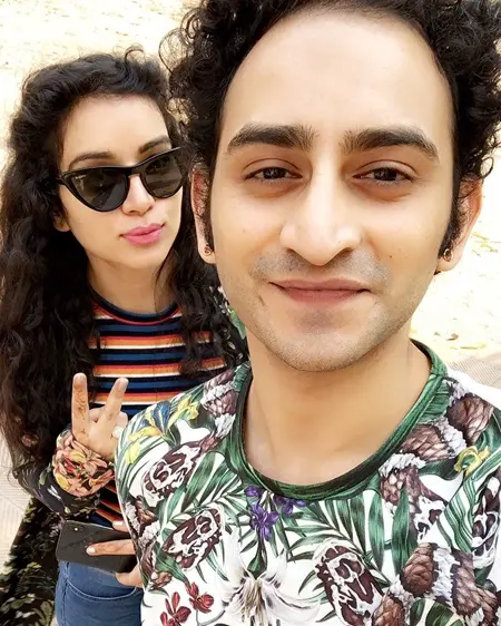 Sukirti Kandpal with brother Manjul Kandpal