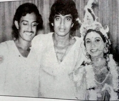 wedding picture of kalyani banerjee and pijush banerjee
