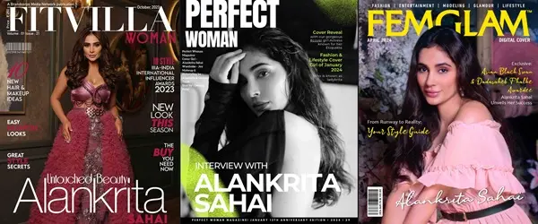 Alankrita Sahai on magazine covers