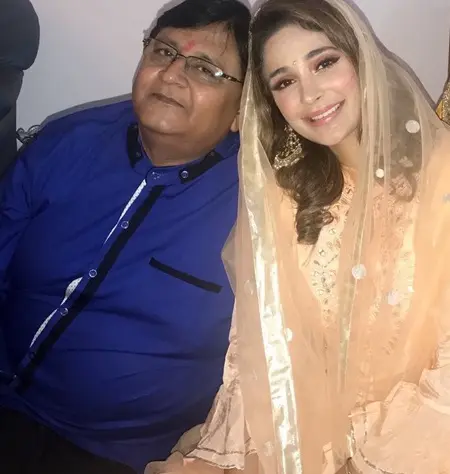 Alankrita Sahai with father Anup Sahai