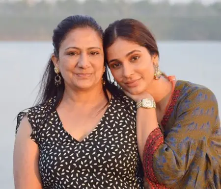 Alankrita Sahai with mother Seema Sahai