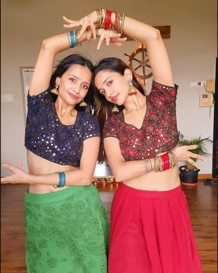 anaika soti with sister shagun soti