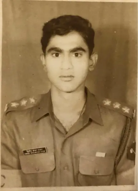 captain vinod nair in army uniform